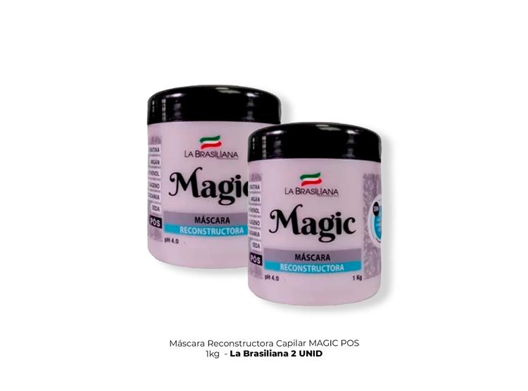 MÁSCARA RECONSTRUCTORA CAPILAR MAGIC POS 1KG 2 UNIDADES - 2