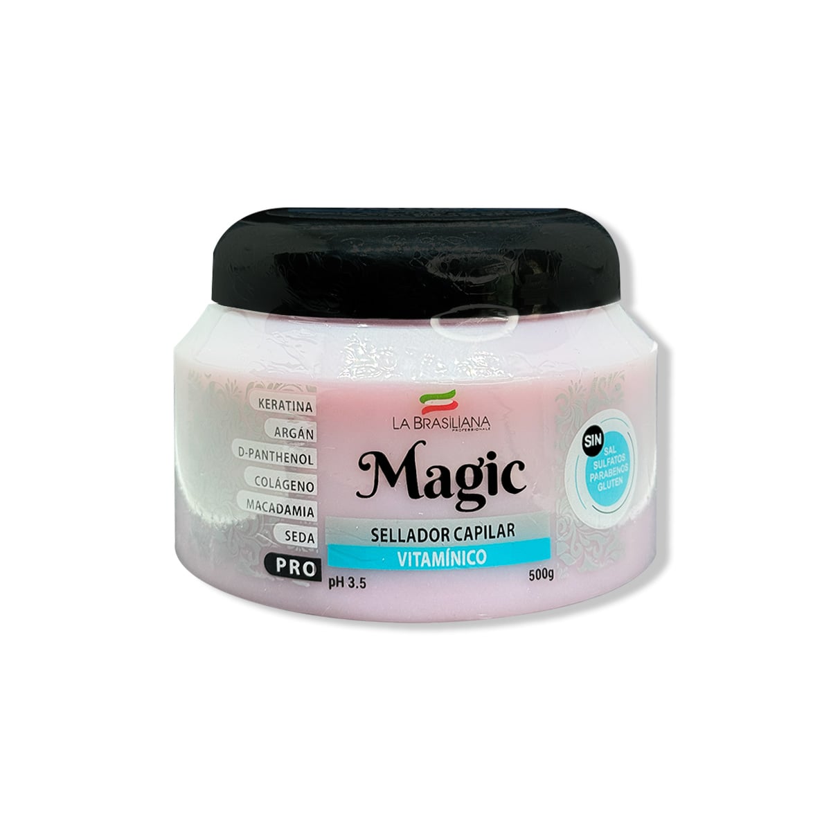 SELLADOR CAPILAR VITAMÍNICO PRO - LA BRASILIANA 500G - 2