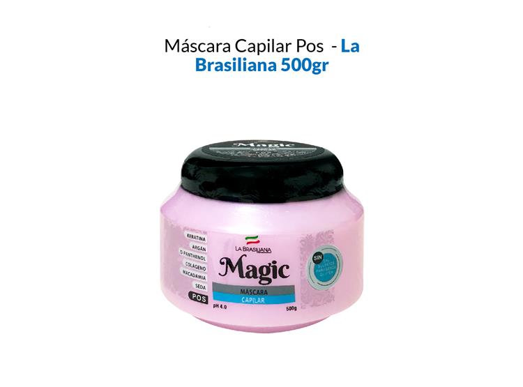 MÁSCARA CAPILAR POS- LA BRASILIANA 500GR - 1
