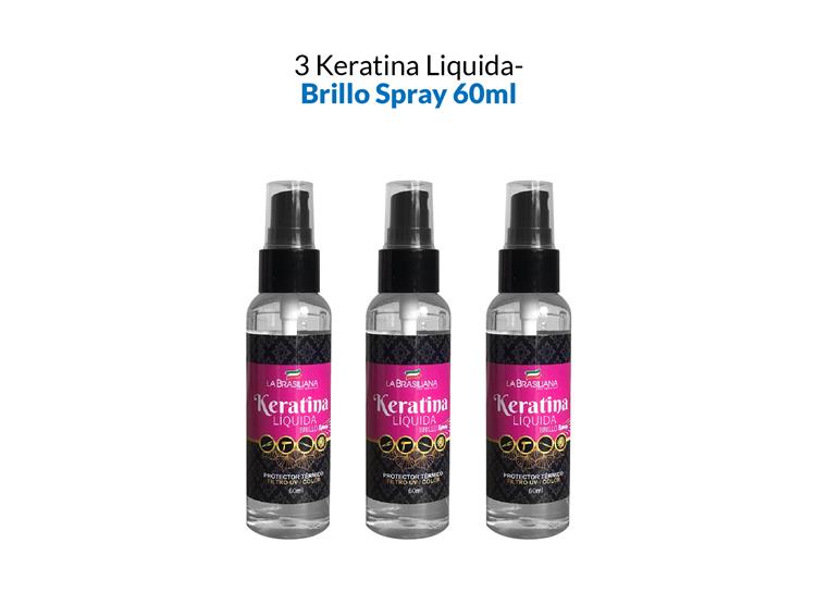 3 KERATINA LIQUIDA- BRILLO SPRAY 60ML - 1