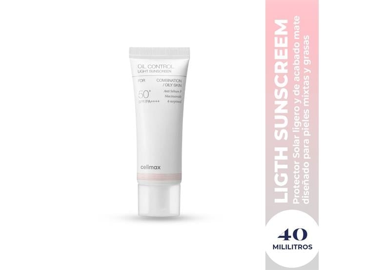 OIL CONTROL LIGHT SUNSCREEN SPF50+ PA++++ 40ML - CELIMAX - 2