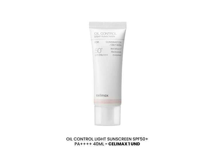 OIL CONTROL LIGHT SUNSCREEN SPF50+ PA++++ 40ML - CELIMAX - 3