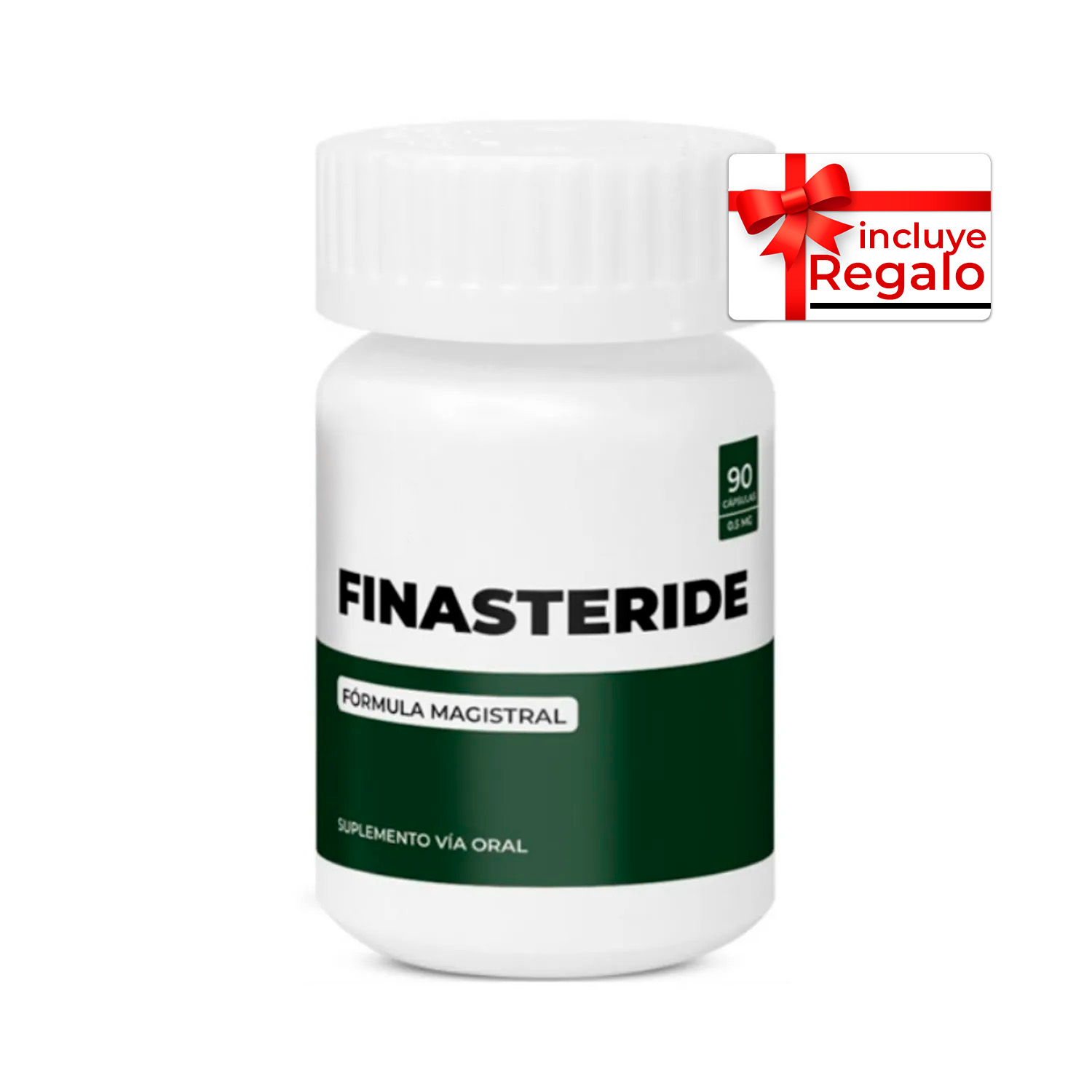 FINASTERIDE CONTRA LA CAIDA CAPILAR 90 CAPS + REGALO - 1