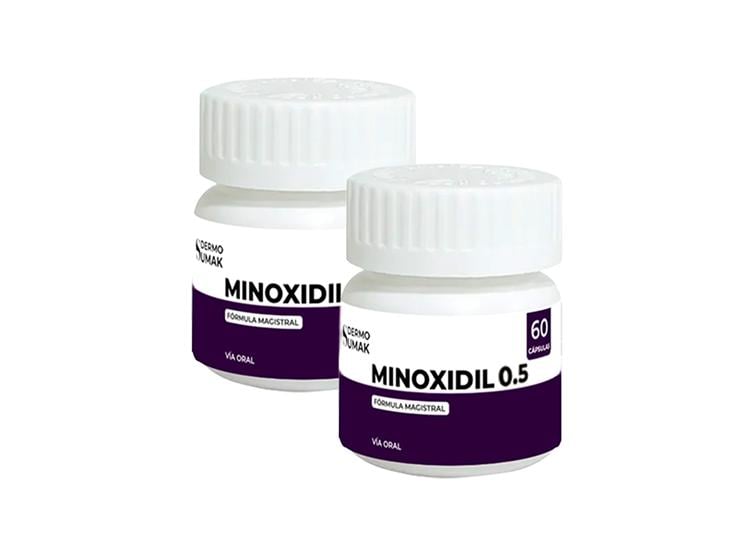MINOXIDIL 0.5 MG 60 CAPS - DERMO SUMAK 2 UND - 1