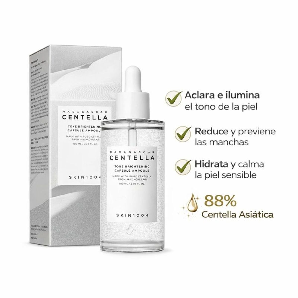 SKIN1004 100ML MADAGASCAR CENTELLA TONE BRIGHTENING CAPSULE AMPOULE - 1
