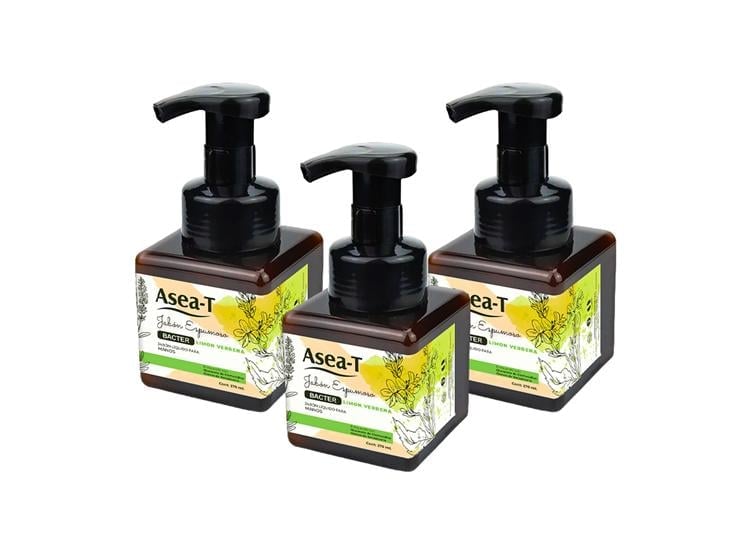 ASEA-T JABÓN ESPUMOSO BACTER LIMON VERBENA X 270ML 3UND - 1