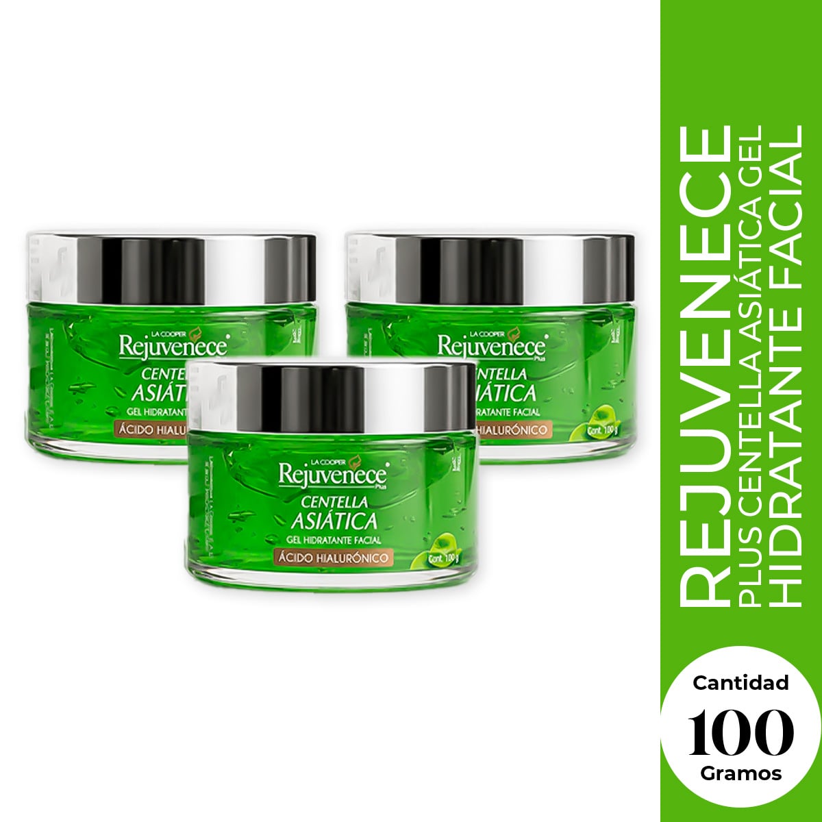 CENTELLA ASIATICA GEL HIDRATANTE X 100G 3UND - 1