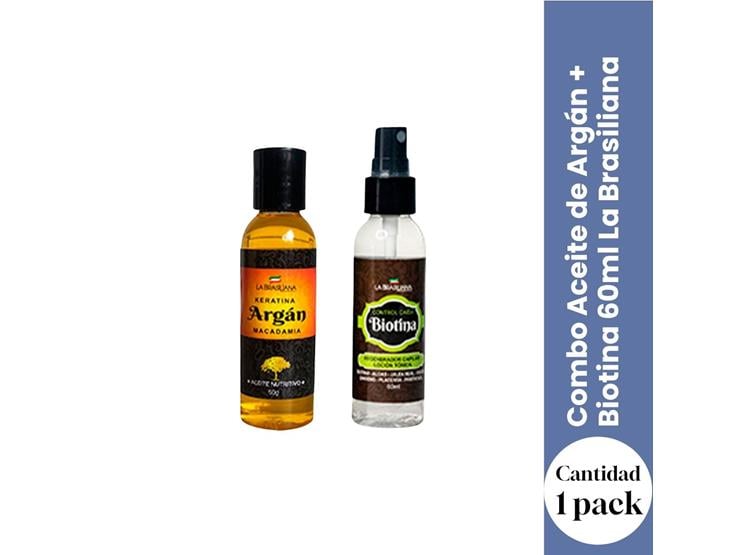 COMBO ACEITE DE ARGÁN 60ML + BIOTINA 60ML - 1