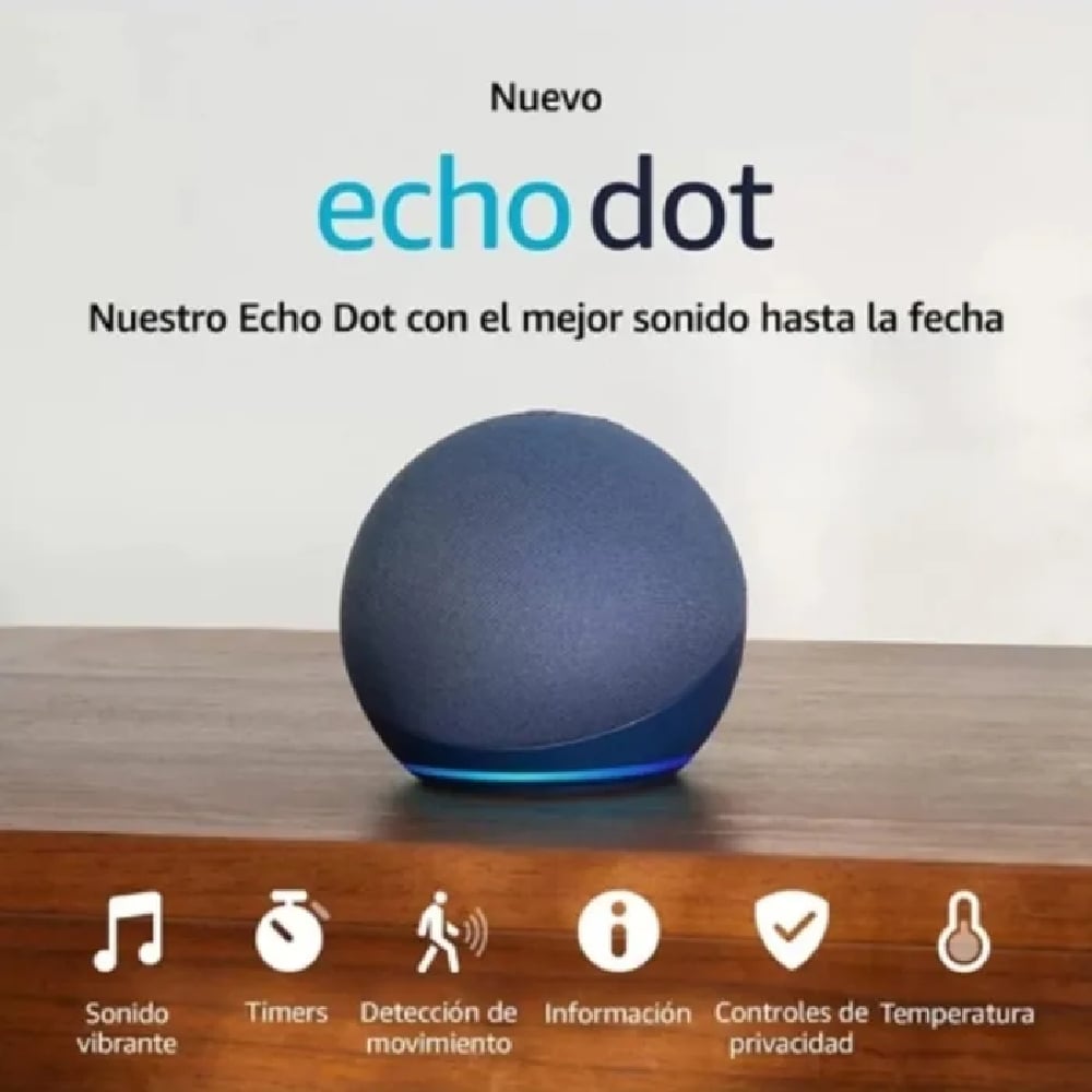 ALTAVOZ INTELIGENTE AMAZON ECHO DOT 5TA CONTROL DE VOZ CON ALEXA - 2