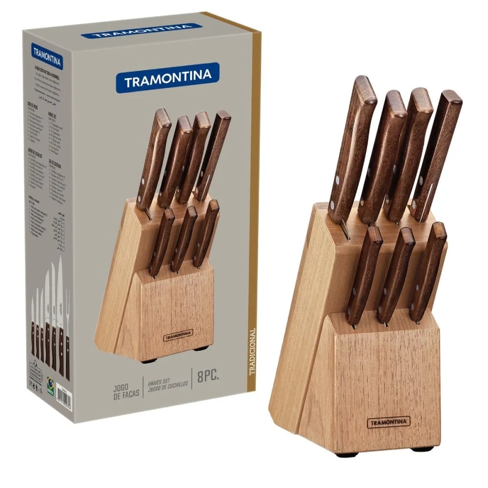 JUEGO DE CUCHILLOS TRAMONTINA TRADICIONAL 8 PZ - 22299026 - 1
