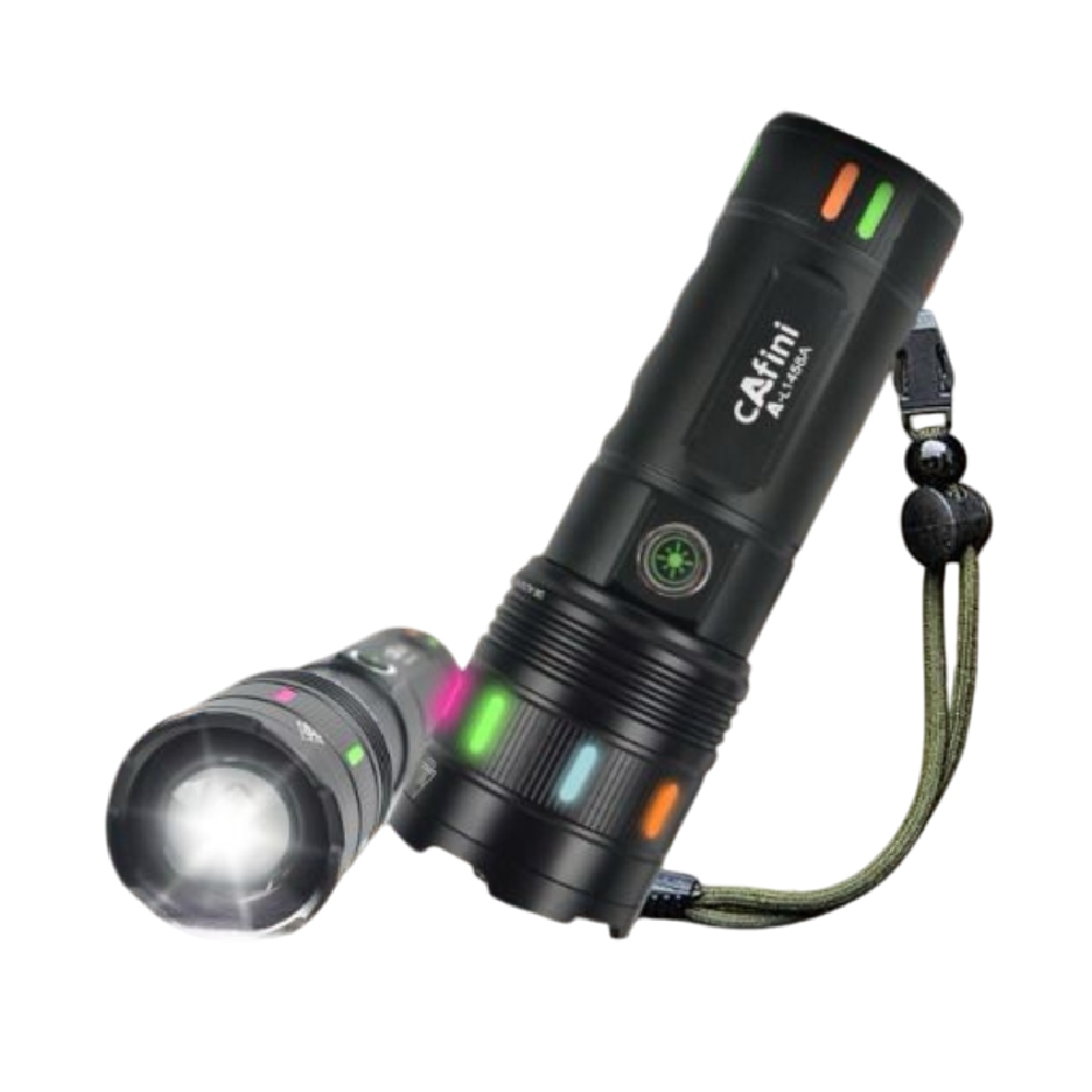 LINTERNA DE LARGO ALCANCE CAFINI A-L1458A 3000M DE DISTANCIA LUZ LED - 2