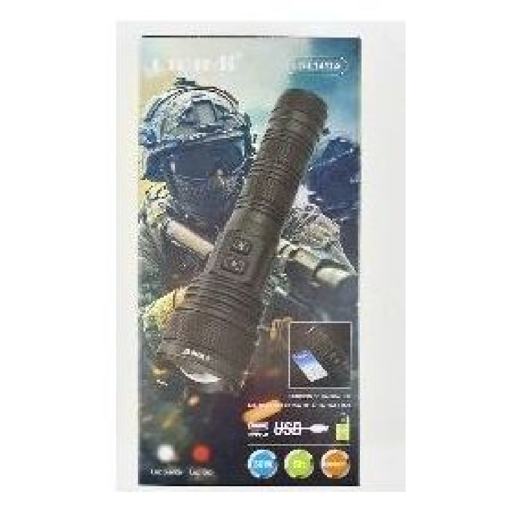 LINTERNA DE LARGO ALCANCE 3000M DE DISTANCIA LED LIDIMI LD-L1411A - 2
