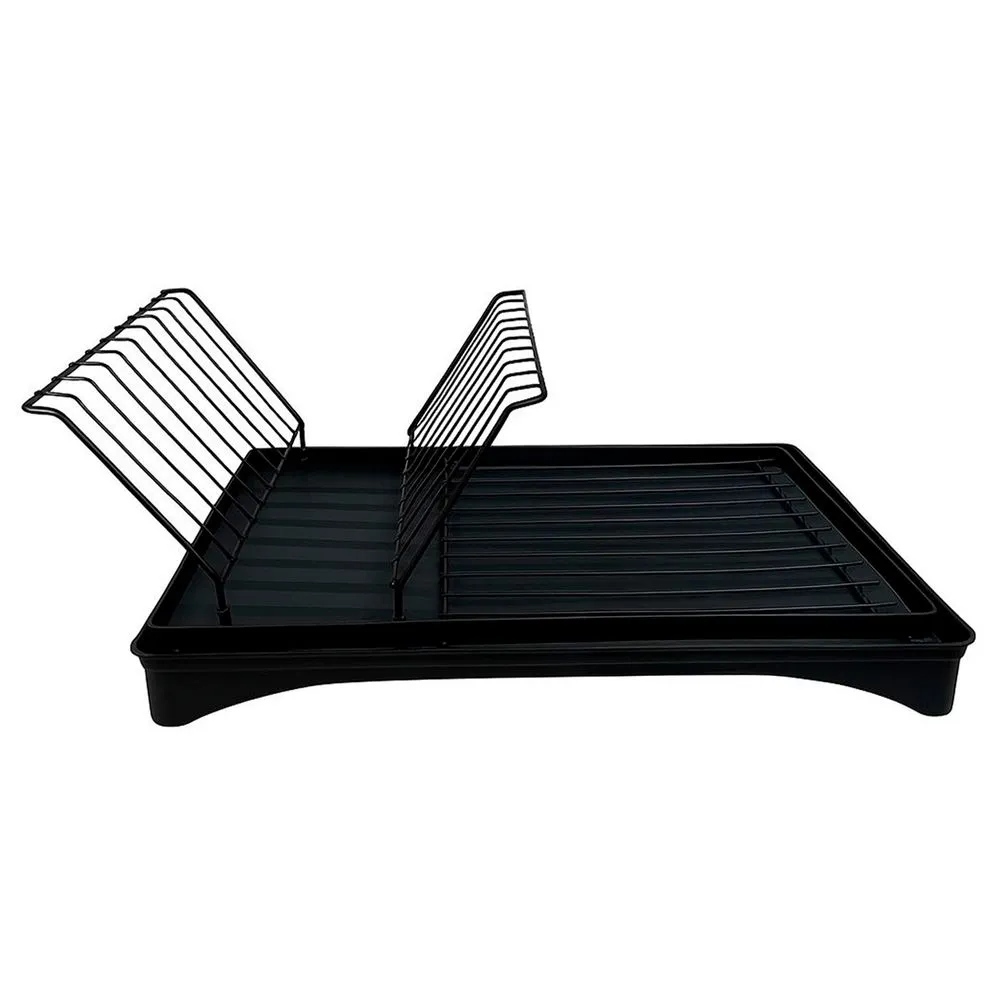 ESCURRIDOR DE PLATOS DE HIERRO NEGRO LULU - 55068001 - 1