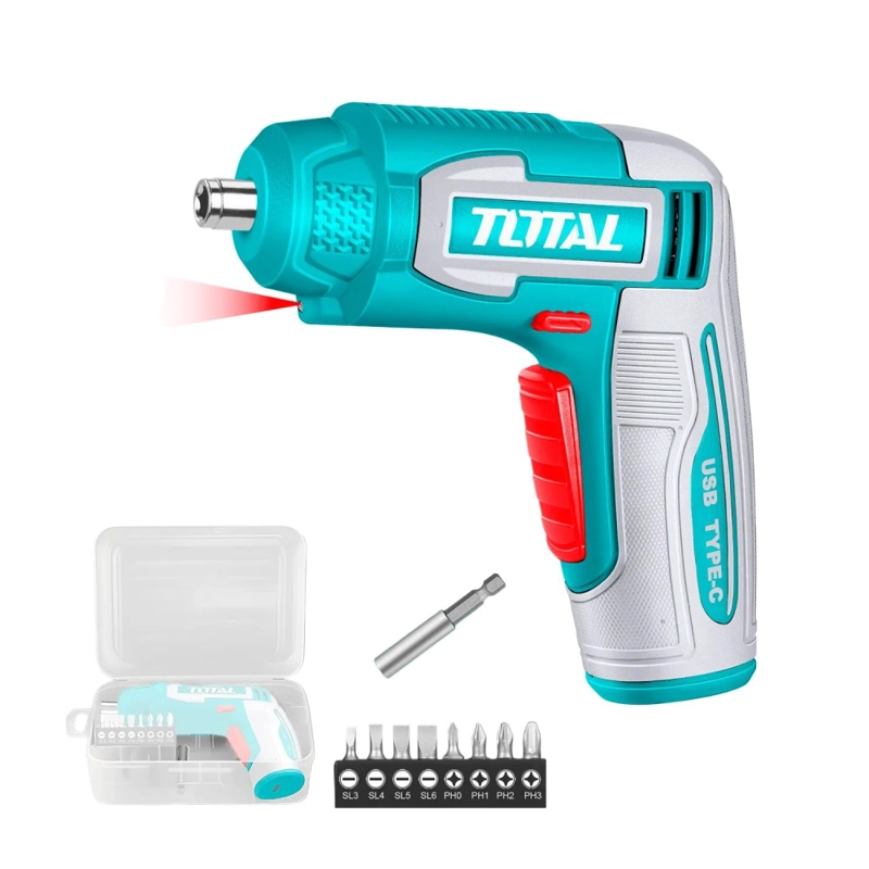 ATORNILLADOR TIPO-C HEX14 240RPM + ACCESORIOS - TSDLI0458 - 1