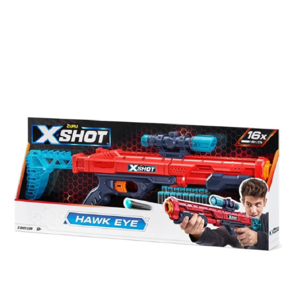 LANZADOR DE DARDOS X-SHOT OJO DE HALCÓN CON MIRA TELESCÓPICA - 2