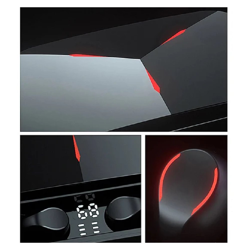 AUDIFONO BLUETOOTH LENOVO TG01 TWS POWERBANK - NEGRO - 2
