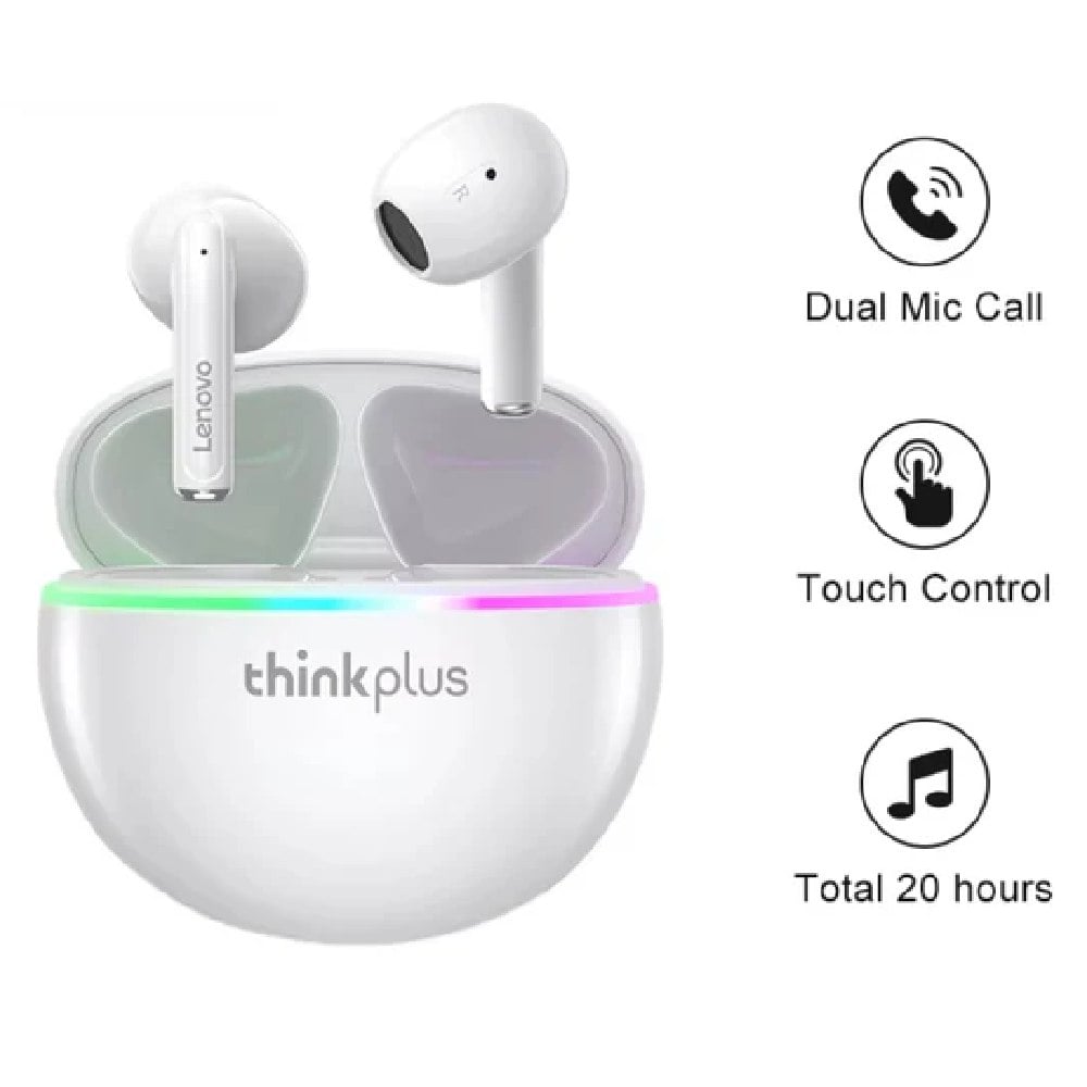 FU AUDIFONOS BLUETOOTH LENOVO XT97 BLANCO - 1