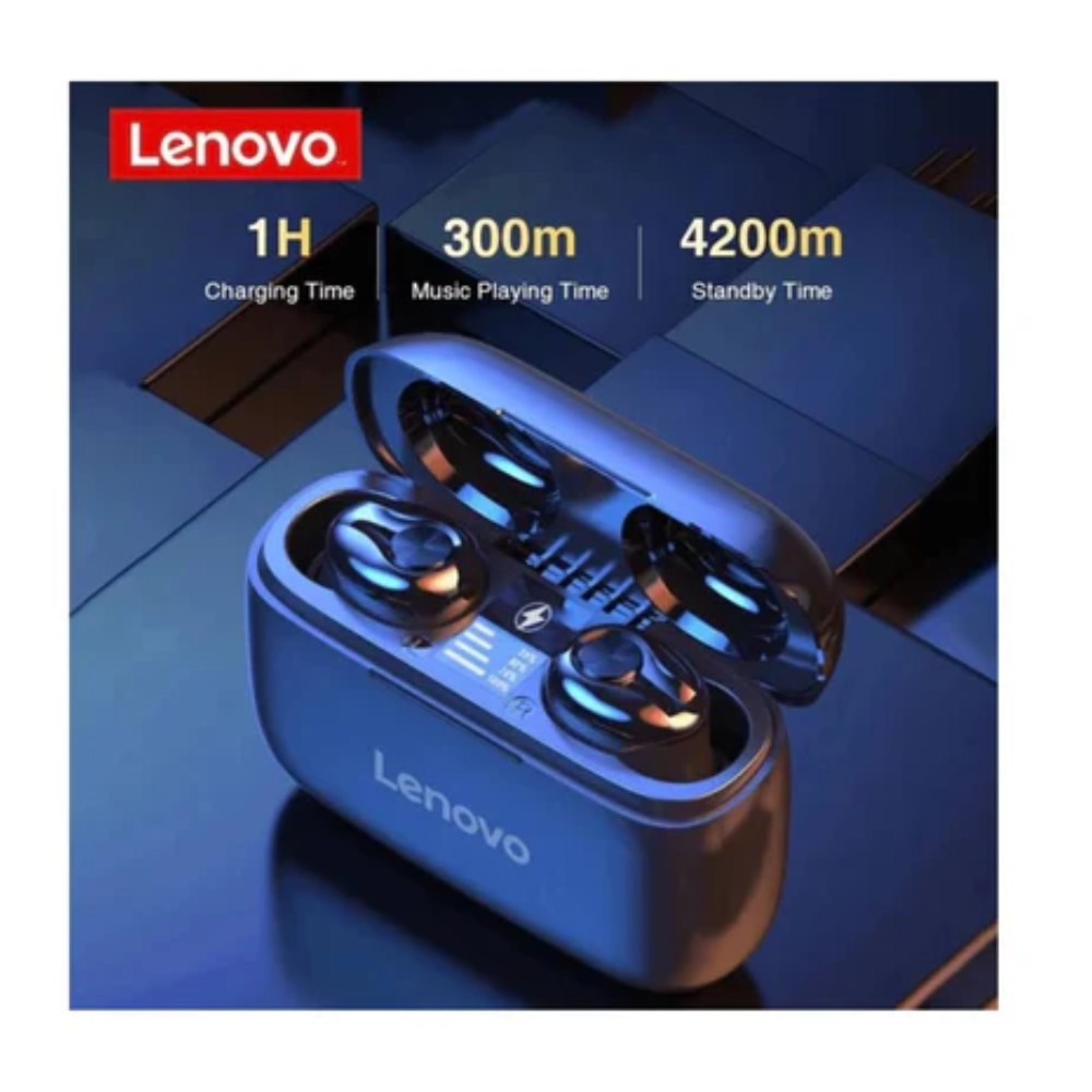 AUDÍFONO INALÁMBRICO LENOVO HT18 TRUE WIRELESS NEGRO BLUETOOTH - 3