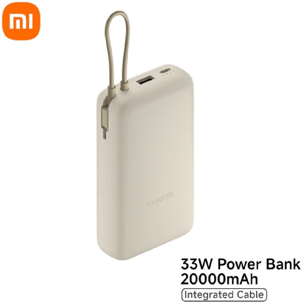 POWER BANK XIAOMI 20000MAH 33W FAST CHARGER - 1