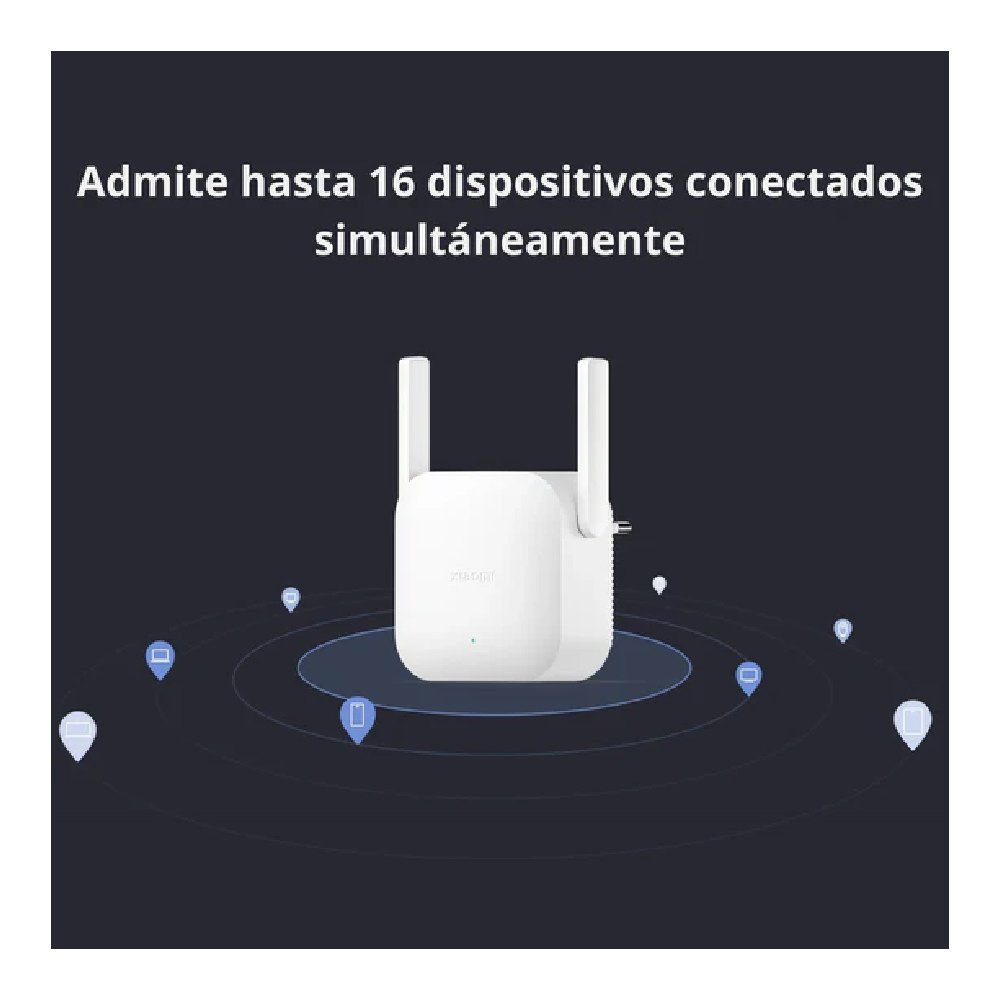 REPETIDOR WIFI XIAOMI RANGE EXTENDER N300 BLANCO - 5