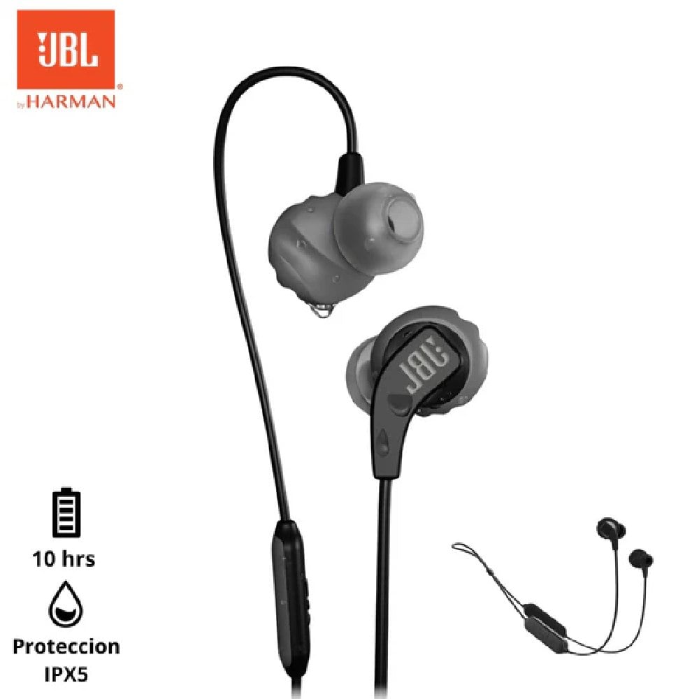 AUDIFONOS JBL ENDURANCE RUN 2 BLUETOOTH NEGRO - 1