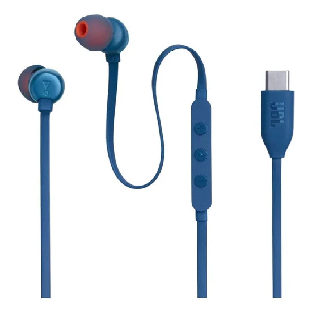 JBL AUDIFONOS USB-C HI-RES EXTRA BASS + ECUALIZADOR TUNE 310C AZUL - 1