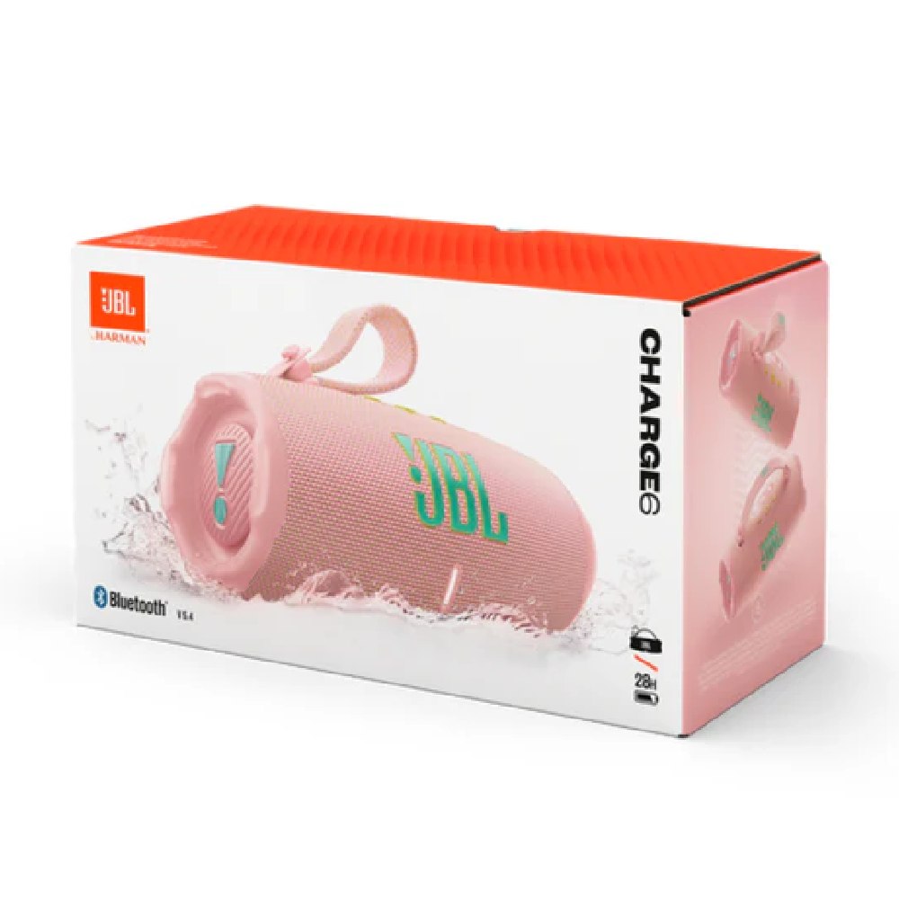 PARLANTE BLUETOOTH JBL CHARGE 6 28 HORAS - ROSADO - 3
