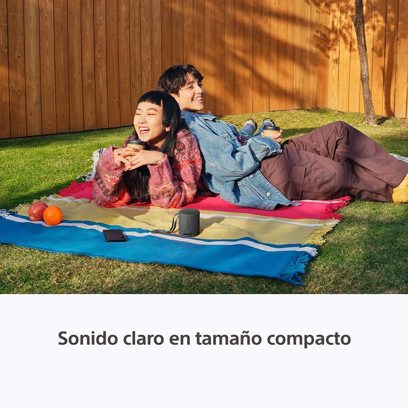 PARLANTE SONY PORTÁTIL SRS-XB100 BLUETOOTH WATERPROOF NEGRO - 7