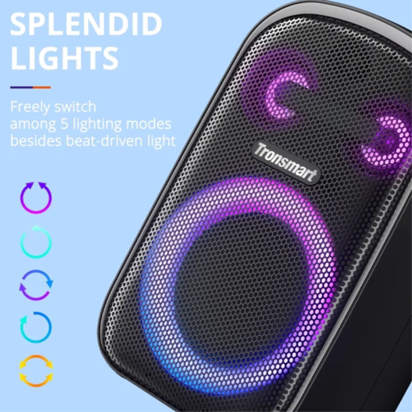 ALTAVOZ PORTÁTIL TRONSMART HALO 100 60W RESISTENTE AL AGUA IPX6 - 4