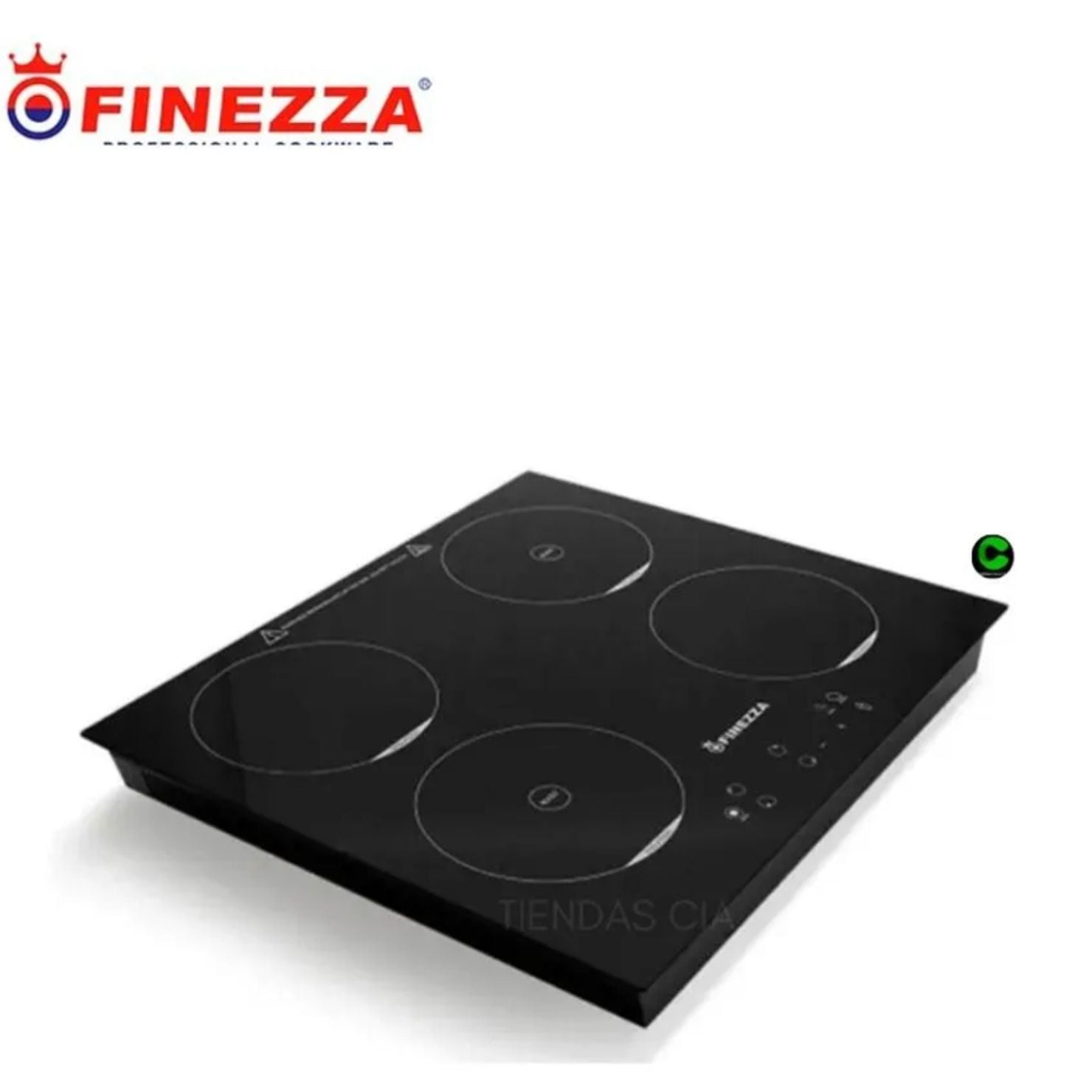COCINA INDUCCION FINEZZA CUATRO HORNILLAS COLOR NEGRO - 3