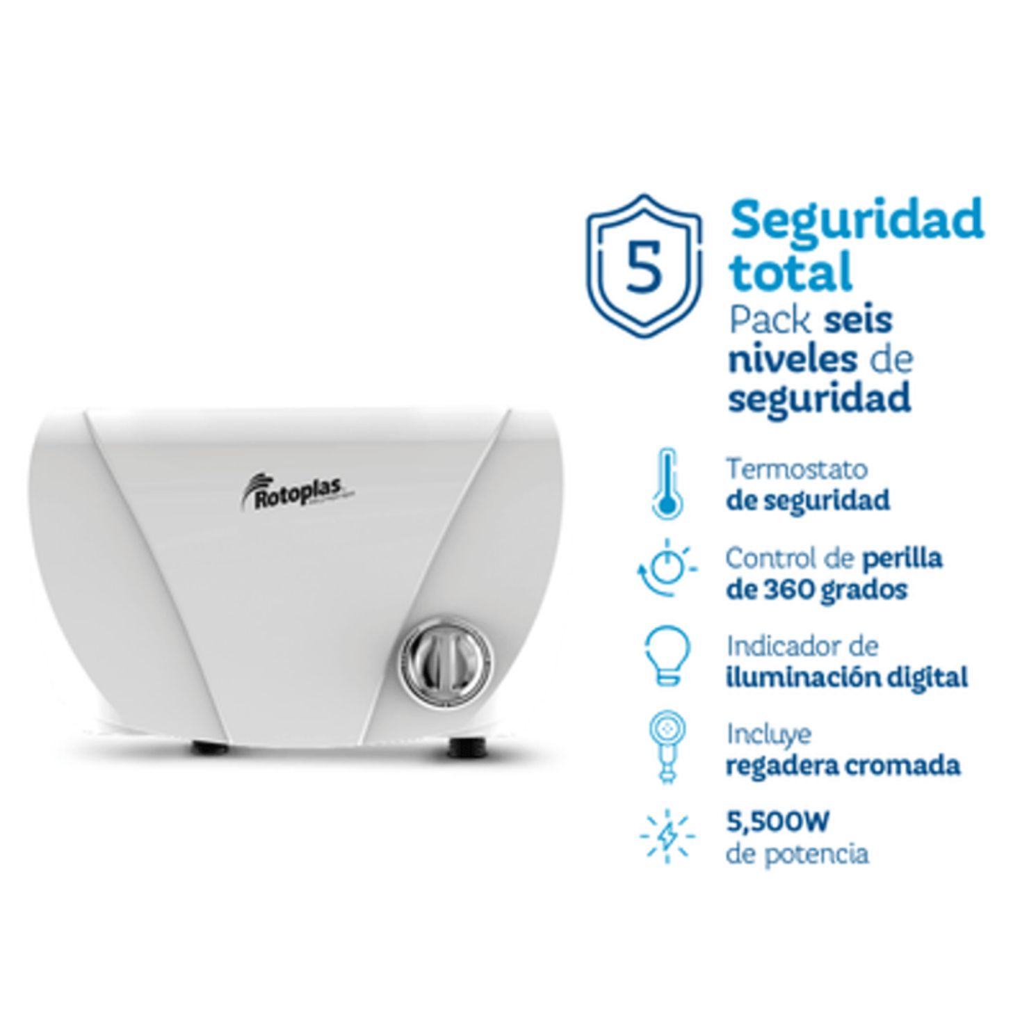 TERMA ELECTRICA INSTANTANEA ROTOPLAS MODENA - 1