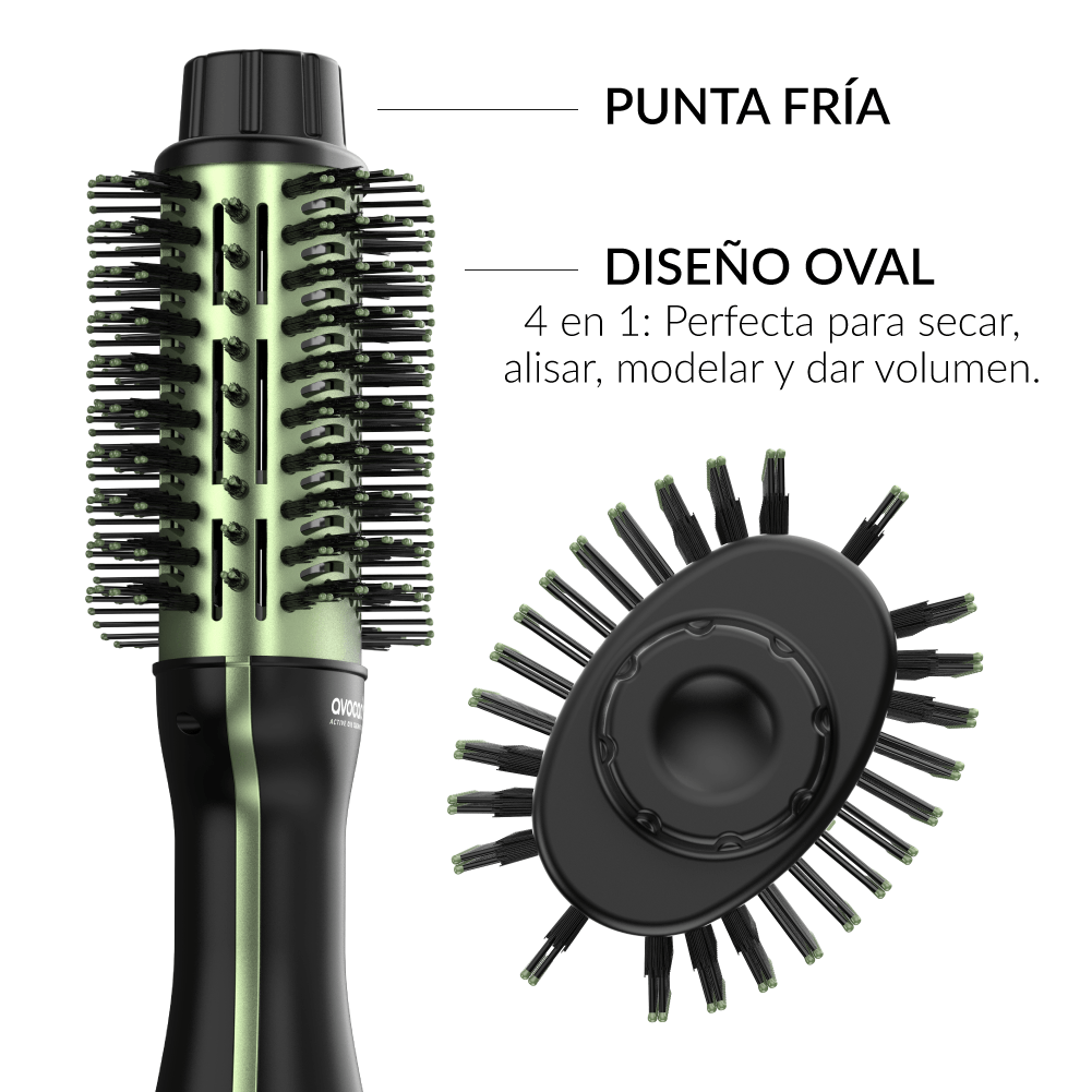 CEPILLO PARA CABELLO AVOCADO POWER BRUSH 3D - 3
