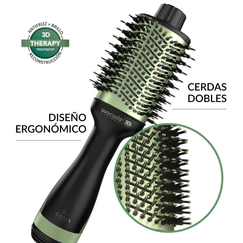 CEPILLO PARA CABELLO AVOCADO POWER BRUSH 3D - 4