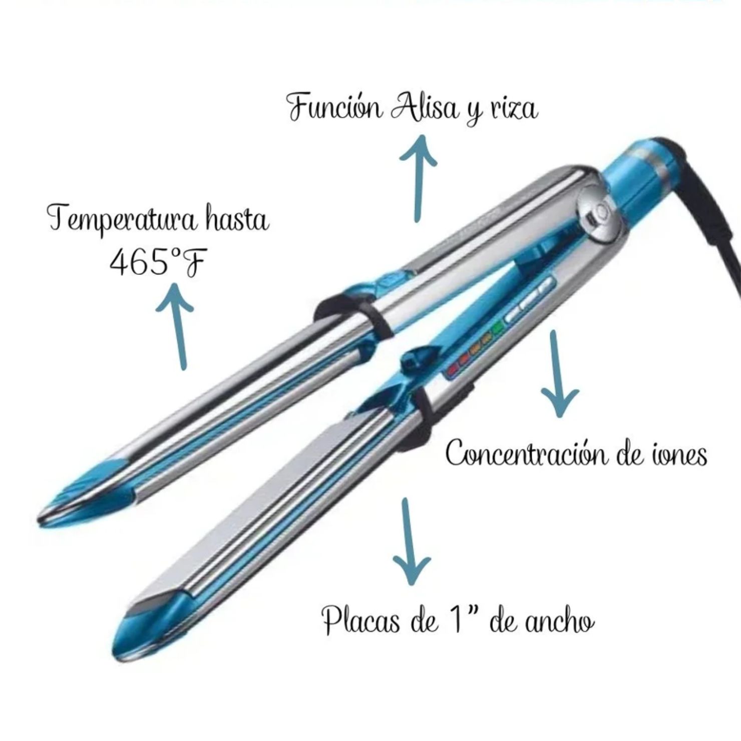 PLANCHA PARA CABELLO BABYLISS PRO OPTIMA 3100 NANO TITANIUM PROFESIONAL - 2
