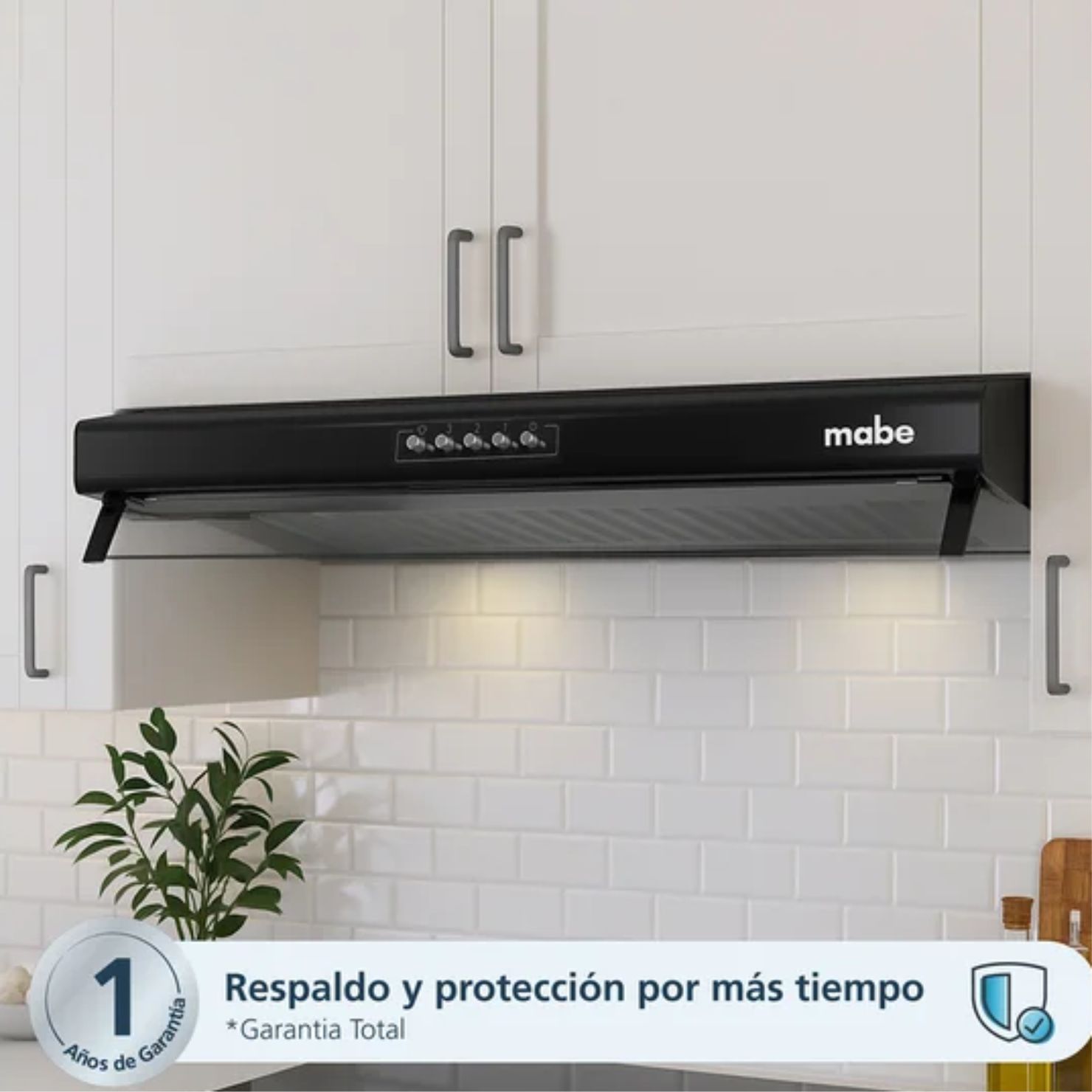 CAMPANA EXTRACTORA MABE 60 CM CMU6020PB0 3 VELOCIDADES - 4
