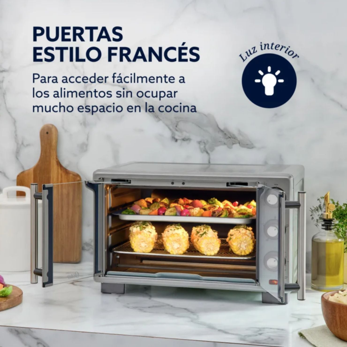 HORNO ELÉCTRICO OSTER 25 LITROS CON FREIDORA DE AIRE TSSTTV25FDMAFNS 053 - 7