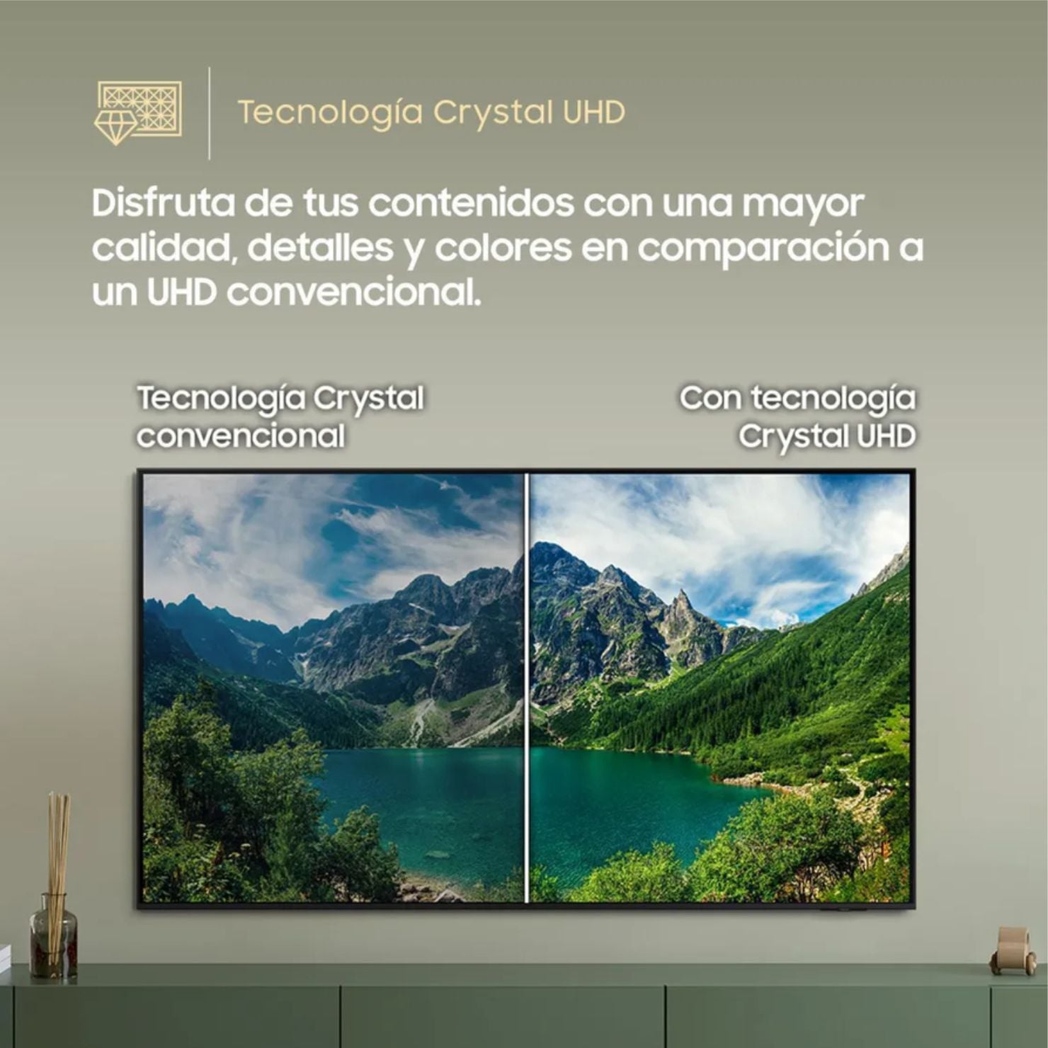 SMART TV SAMSUNG UN50U8000FGXPE 50 PULGADAS CRYSTAL UHD 4K - 3