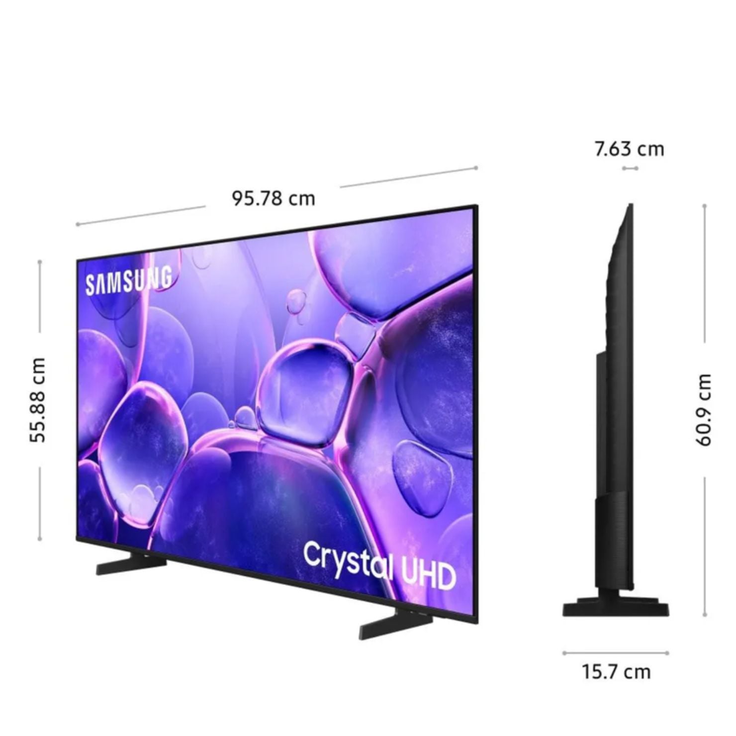 SMART TV SAMSUNG UN43U8000FGXPE 43 PULGADAS CRYSTAL UHD 4K - 3