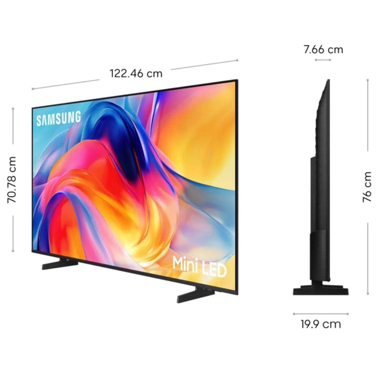 SMART TV SAMSUNG 55 PULGADAS MINI LED 4K TIZEN UN55M70HAGXPE - 2