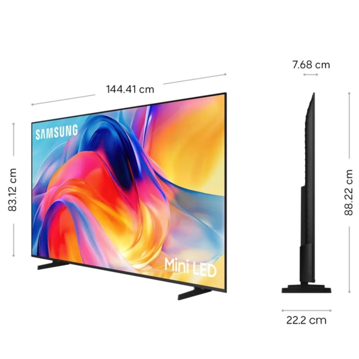 SMART TV SAMSUNG 65 PULGADAS MINI LED 4K TIZEN UN65M70HAGXPE - 2