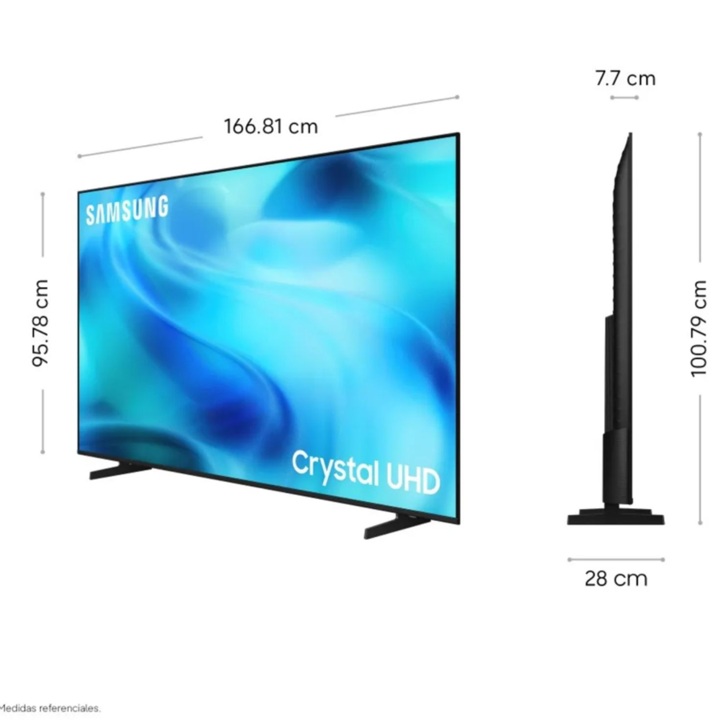SMART TV SAMSUNG UN75U8000HGXPE 75 PULGADAS CRYSTAL UHD 4K TIZEN - 2