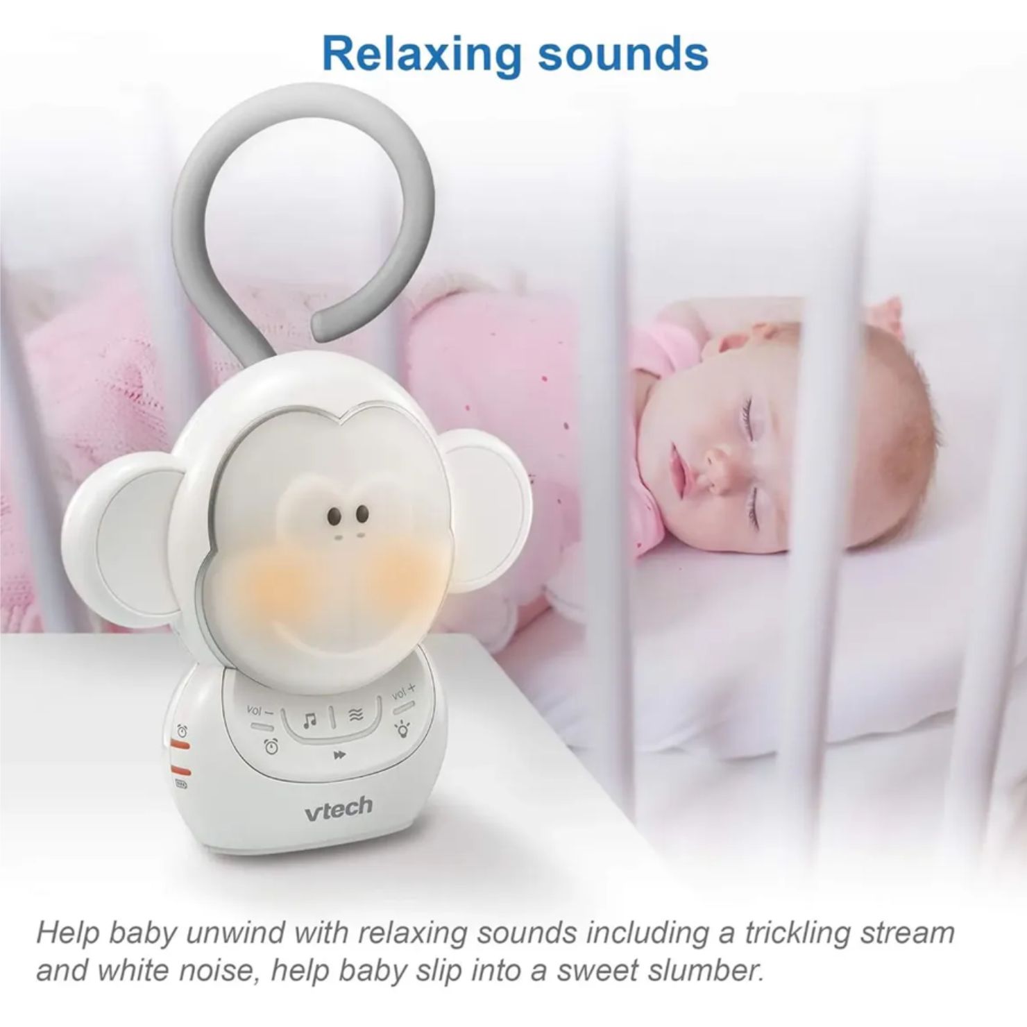 MÁQUINA DE RUIDO BLANCO VTECH BC8211 PARA BEBÉ CON 5 MELODÍAS Y 5 SONIDOS - 1
