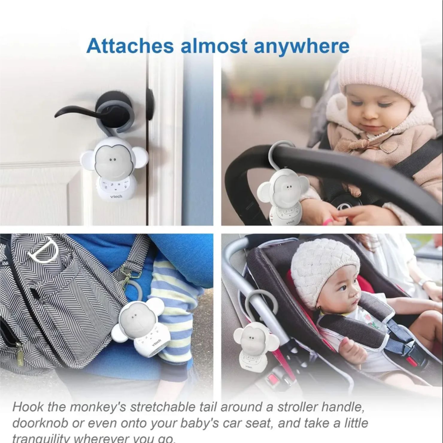 MÁQUINA DE RUIDO BLANCO VTECH BC8211 PARA BEBÉ CON 5 MELODÍAS Y 5 SONIDOS - 3