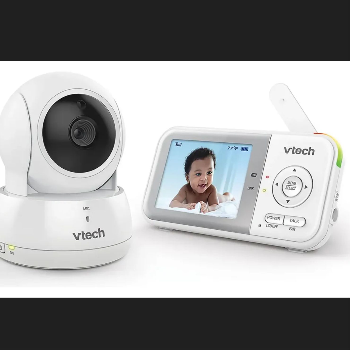 MONITOR PARA BEBÉ VTECH VM3262 CON CÁMARA MOTORIZADA PAN TILT Y VISIÓN NOCTURNA - 2