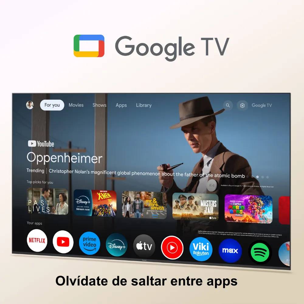 TELEVISOR PANASONIC SMART TV 55' LED 4K UHD TC-55NX700P - 2