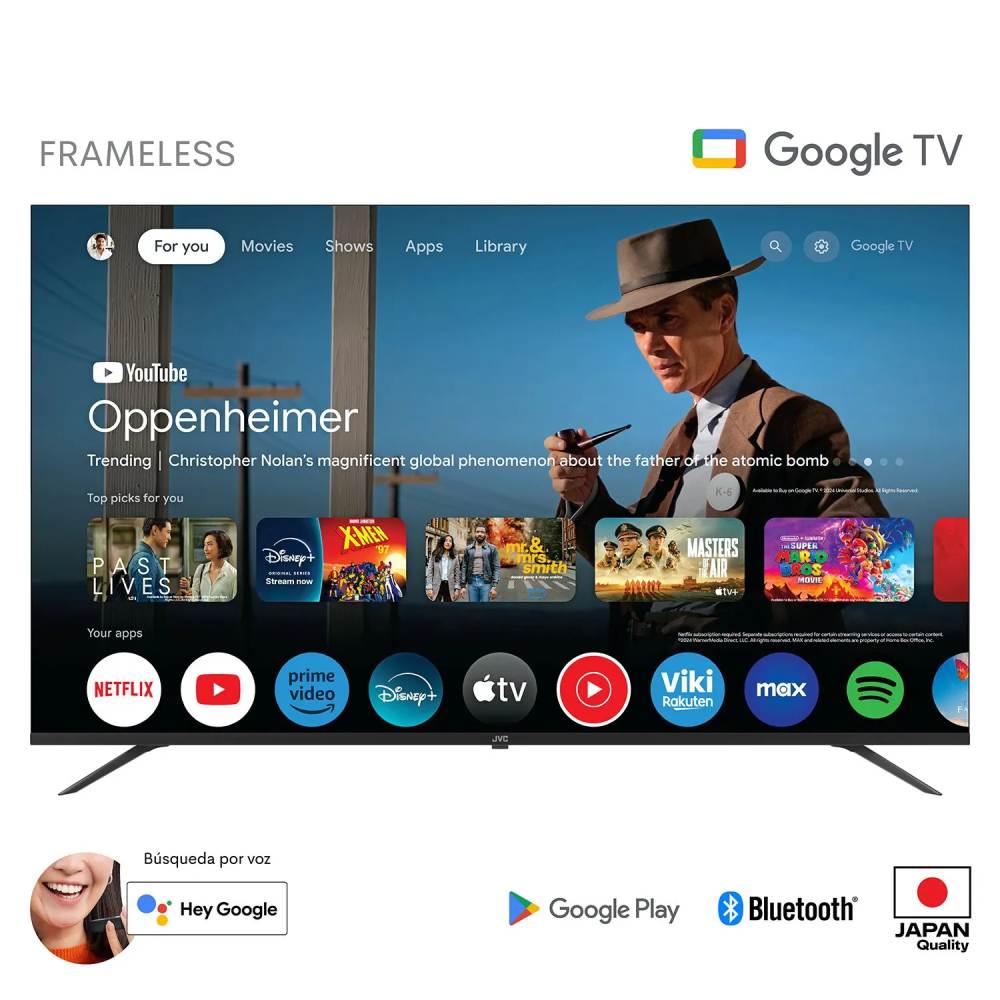 TELEVISOR JVC 65' UHD 4K GOOGLE TV LT-65KM548 - 1
