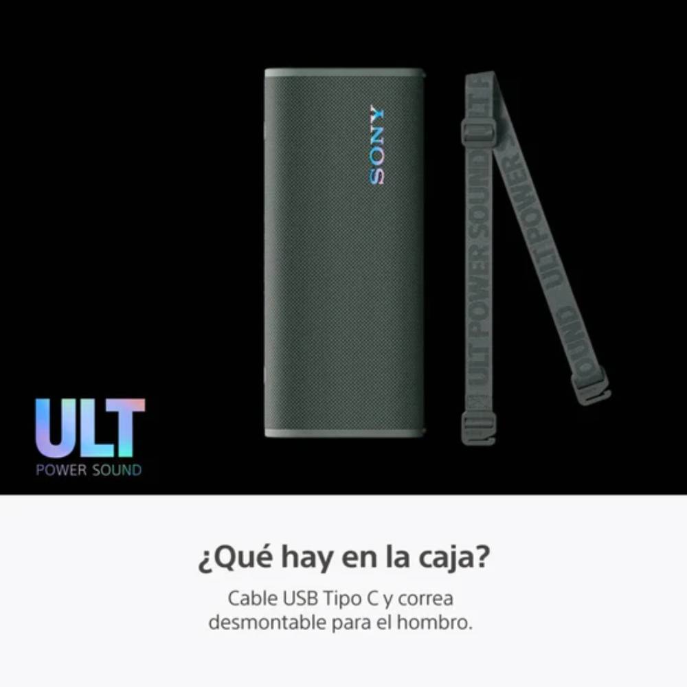 ⁠PARLANTE PARA FIESTA SONY SRS-ULT30 24HRS WATERPROOF ULT FIELD 3 VERDE - 4