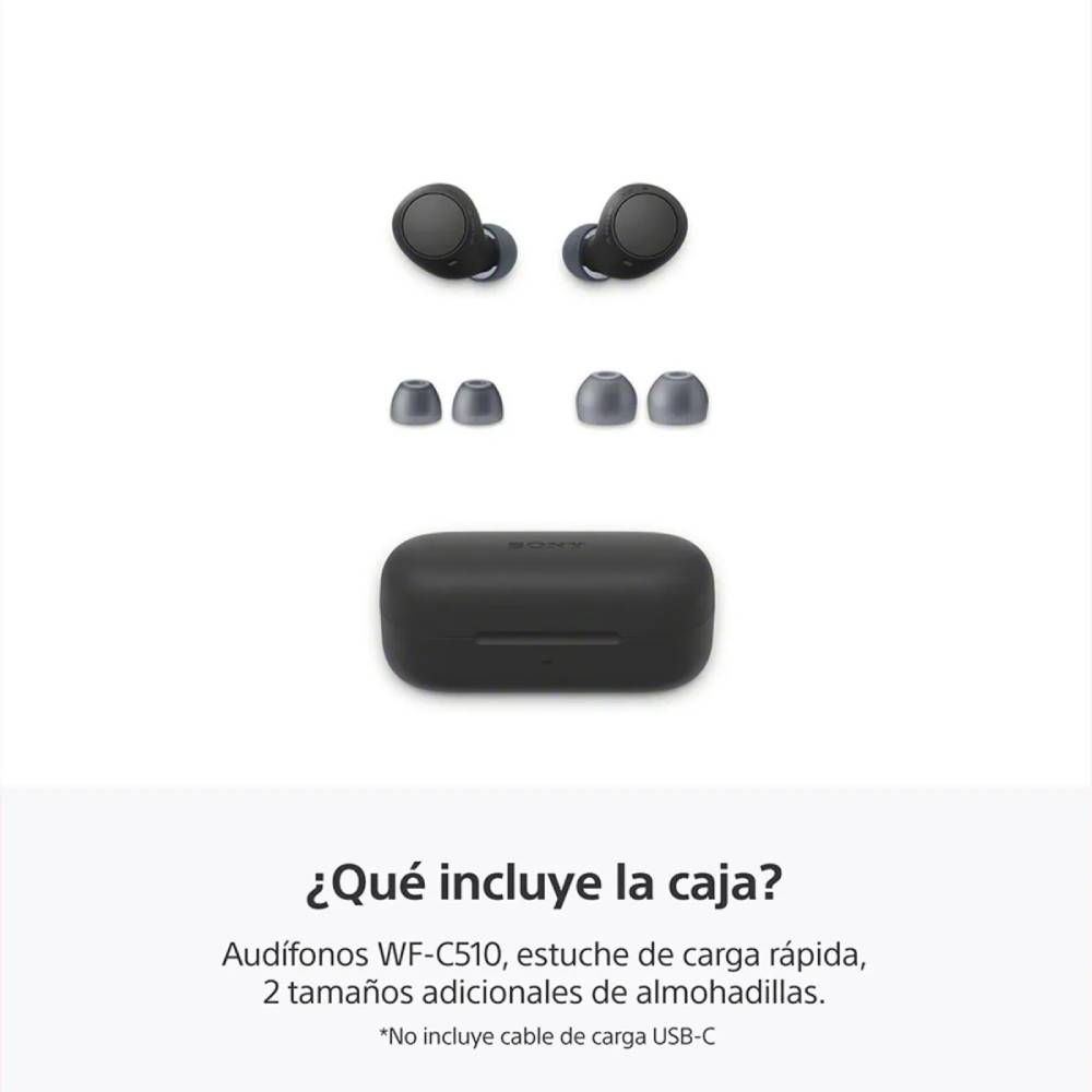 FU AUDÍFONO INALAMBRICO SONY WF-C510 NEGRO TRUE WIRELESS - 3