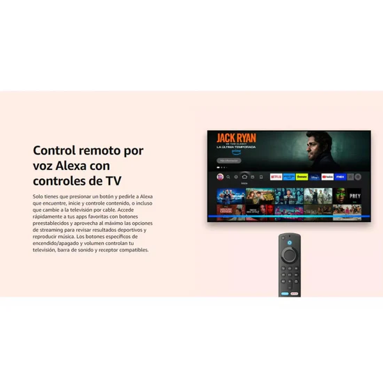 AMAZON FIRE TV STICK 4K CON CONTROL REMOTO COMPATIBLE CON ALEXA 2DA GEN - 3