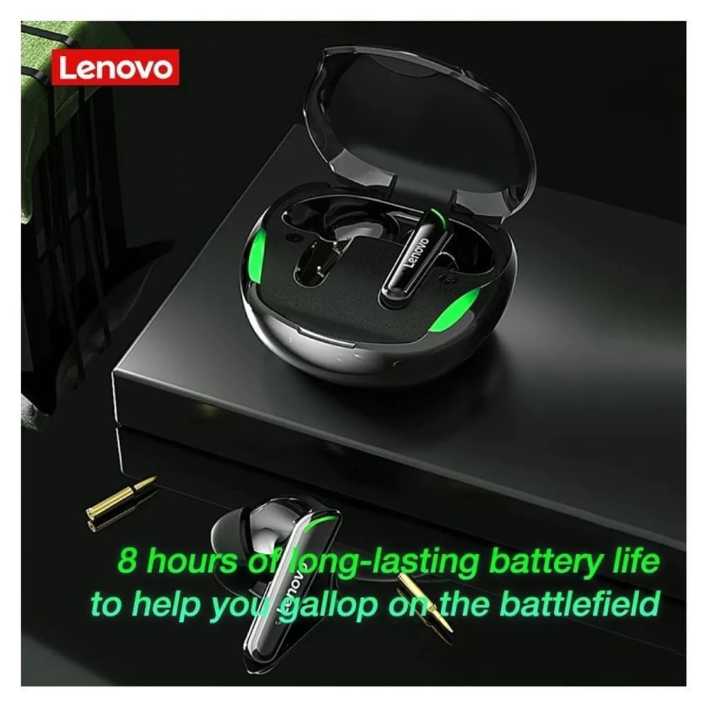 FU AUDIFONOS BLUETOOTH LENOVO XT92 TWS GAMING - NEGRO - 1